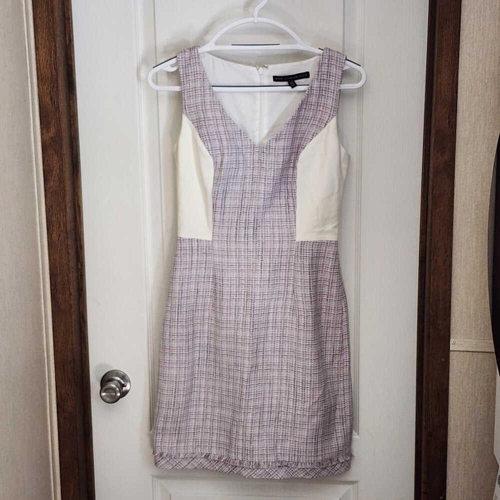 WHBM  tweed Mix Aline dress